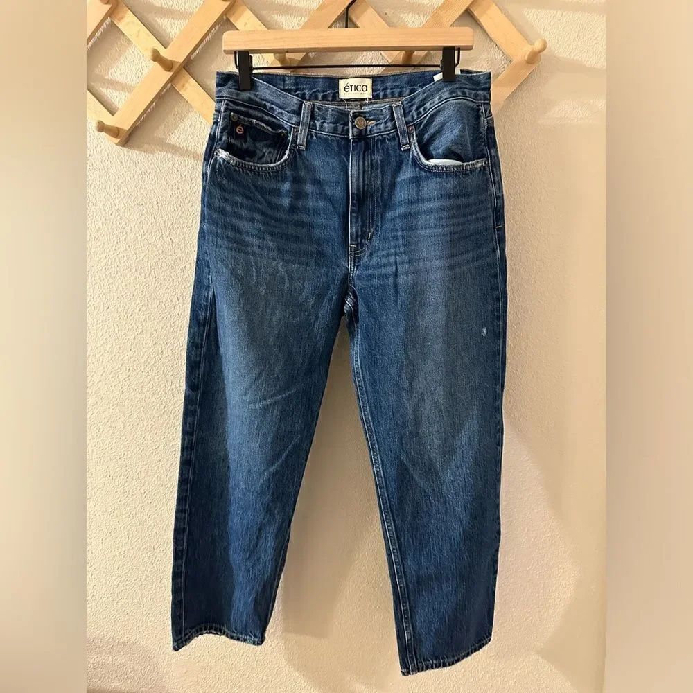 Ética Rhea Mid Rise Straight Jeans Sz 29 - Picture 4 of 10